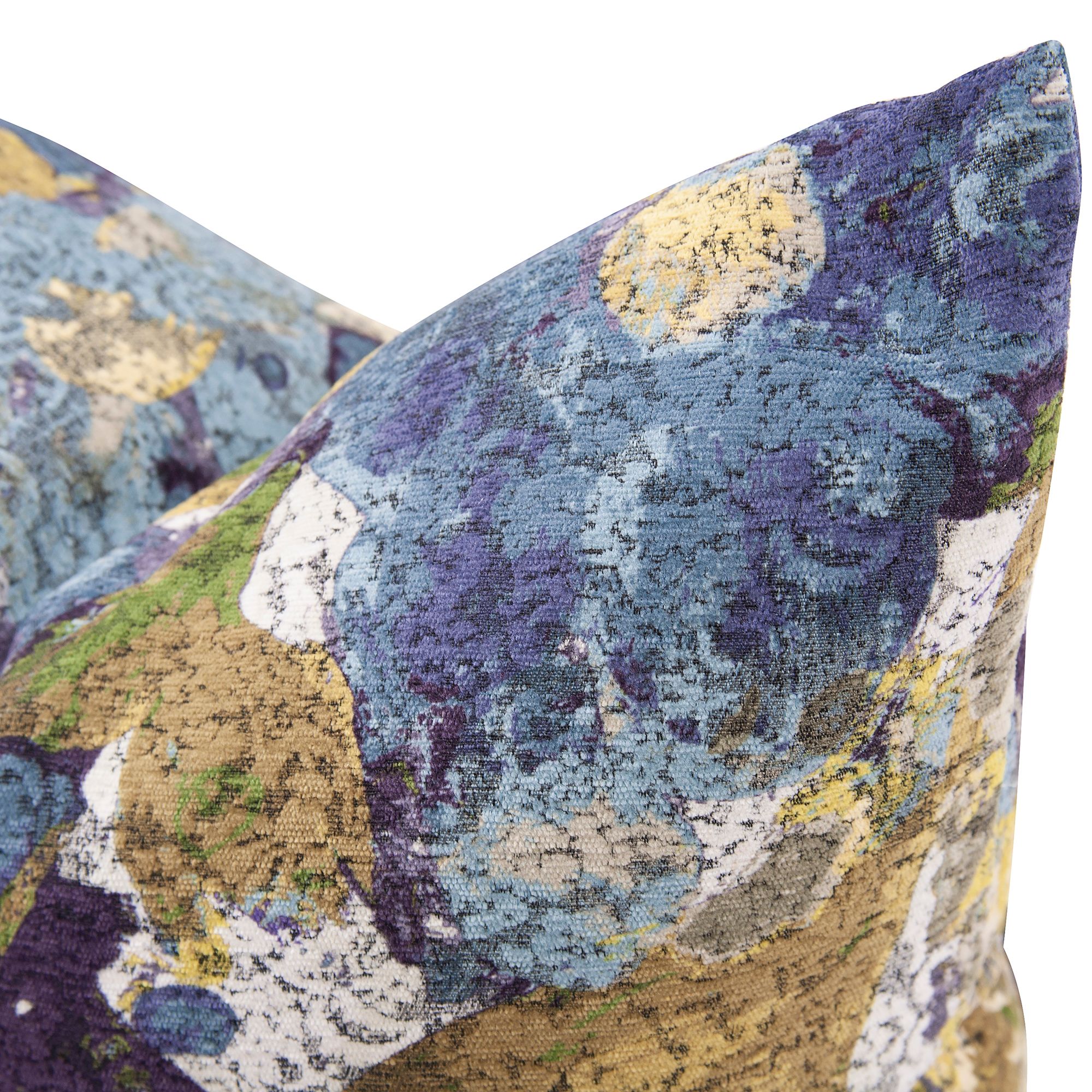 Image 4 Howard Elliott Stanton Eggplant 24" Square Decorative Pillow more views