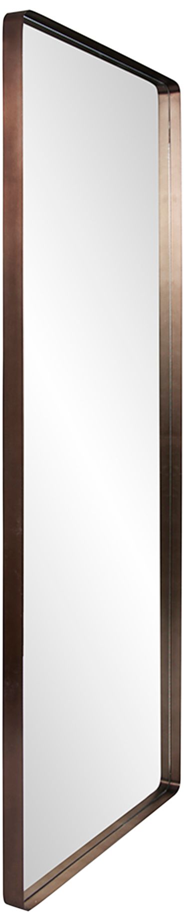 Image 5 Howard Elliott Steele Brass 30" x 72" Oversized Wall Mirror more views