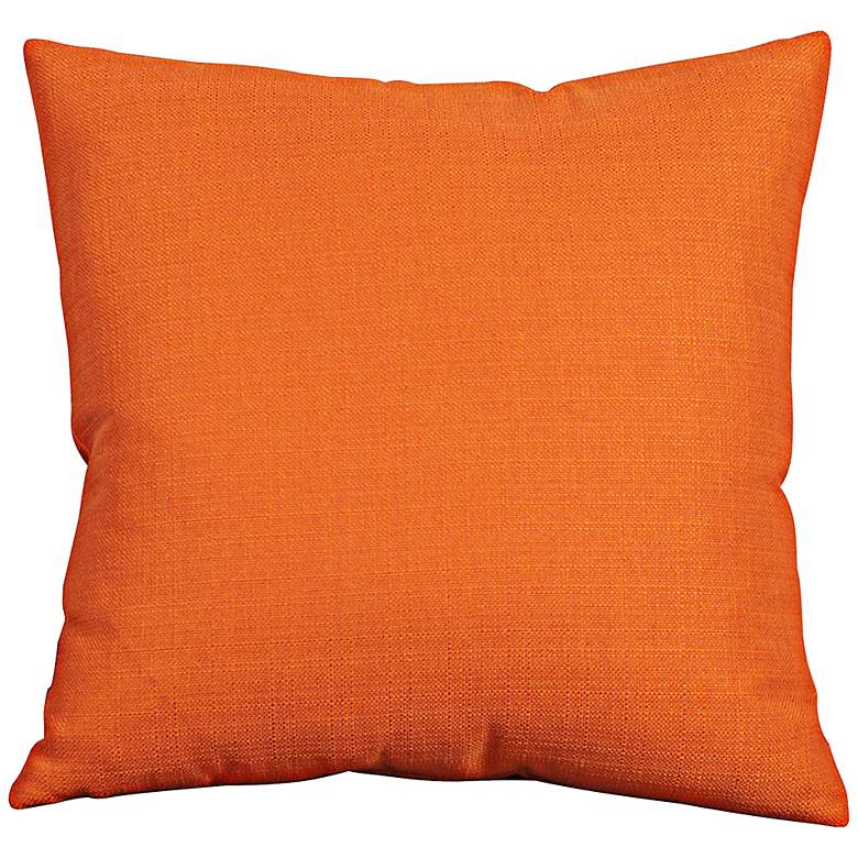 Image 1 Howard Elliott Sterling 20 inch Square 20 inch Orange Throw Pillow