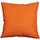 Howard Elliott Sterling 20" Square 20" Orange Throw Pillow