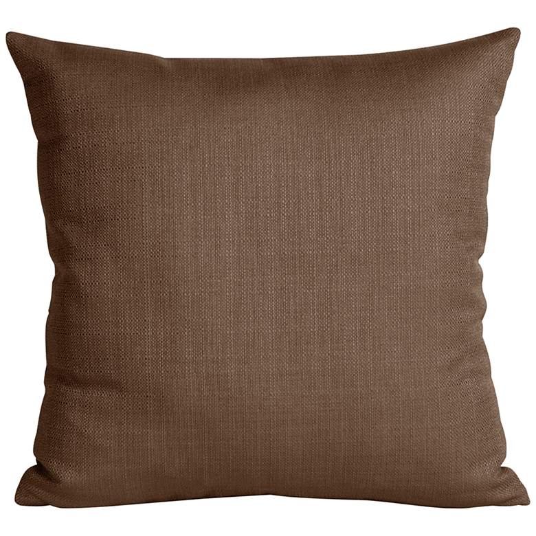 Image 2 Howard Elliott Sterling Chocolate 20 inch Square Throw Pillow