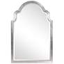 Howard Elliott Sultan Silver 24" x 36" Arch Wall Mirror