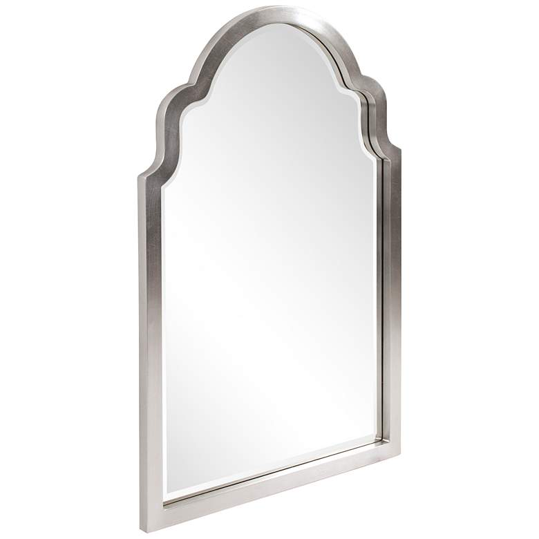 Image 3 Howard Elliott Sultan Silver 24 inch x 36 inch Arch Wall Mirror more views