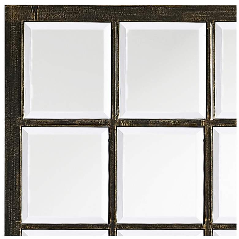 Image 3 Howard Elliott Superior Oiled Bronze 34" x 38" Wall Mirror more views