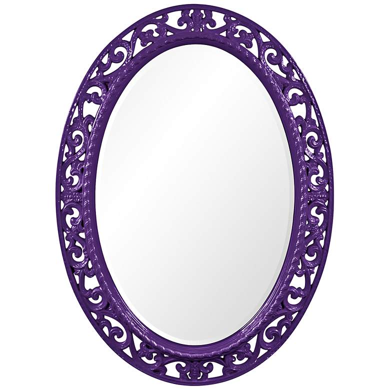 Image 1 Howard Elliott Suzanne Royal Purple 27"x37" Wall Mirror