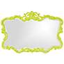 Howard Elliott Talida 38" x 27" Green Wall Mirror