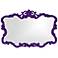 Howard Elliott Talida 38"x27" Royal Purple Wall Mirror