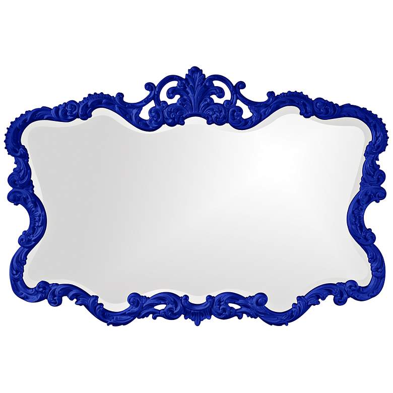Image 1 Howard Elliott Talida Royal Blue 38" x 27" Wall Mirror