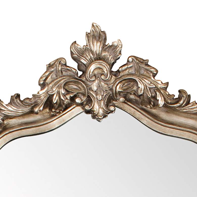 Image 4 Howard Elliott Tudor 85" x 38" Champagne Silver Tall Floor Mirror more views