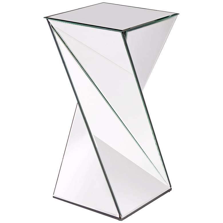 Image 1 Howard Elliott Twist Mirrored End Table