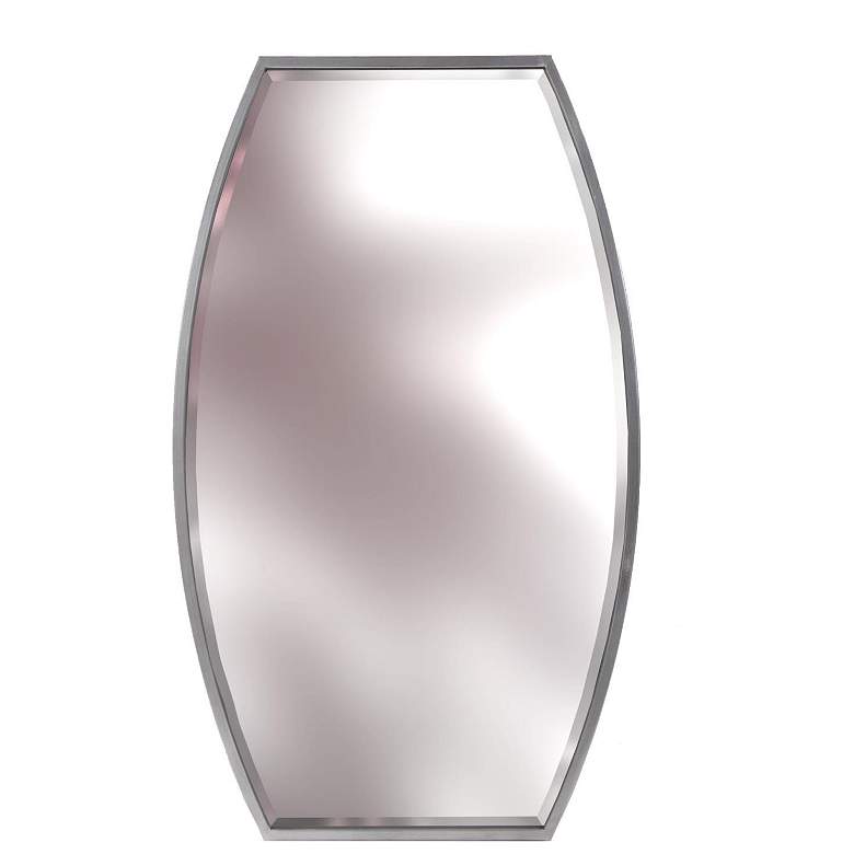 Image 1 Howard Elliott Vintage Silver Curved Rectangular 24"x40.5" Mathis