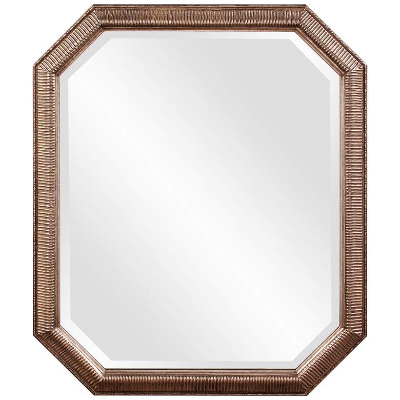 Image 1 Howard Elliott Virginia Silver Leaf 30" x 36" Wall Mirror