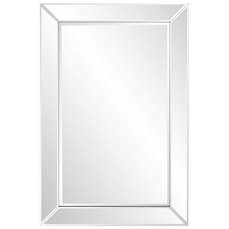 Image 1 Howard Elliott Wood Framed 24"x36" Vanity Camden Wall Mirror