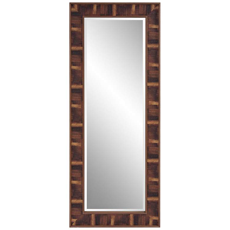 Image 3 Howard Elliott Woodland Wood 23 1/2" x 59 1/2" Wall Mirror