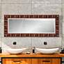 2_Howard Elliott Woodland Wood 23 1/2" x 59 1/2" Wall Mirror