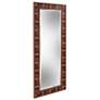 6_Howard Elliott Woodland Wood 23 1/2" x 59 1/2" Wall Mirror more views