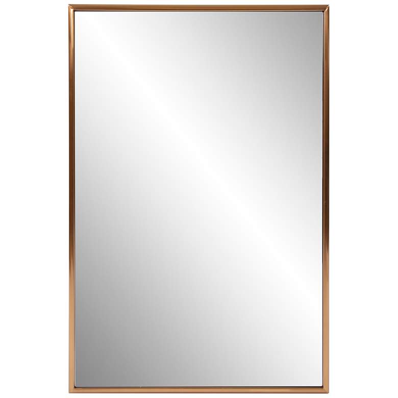 Image 2 Howard Elliott Yorkville Brushed Brass 24" x 36" Wall Mirror