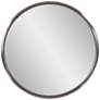 Howard Elliott Yorkville Titanium 20" Round Wall Mirror