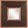 Howard Elliott Zane Copper Studded 20" Square Wall Mirror