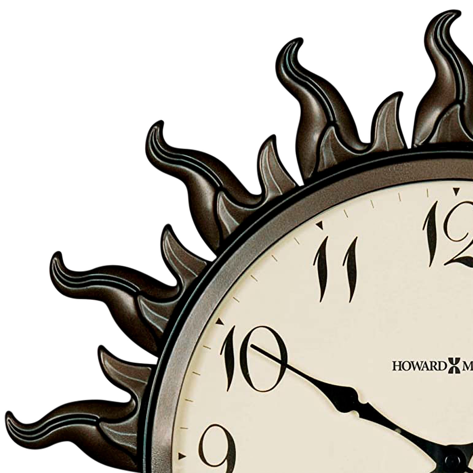 Image 2 Howard Miller 22 1/2" Sunburst Indoor/Outdoor Wall Clock more views