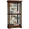 Howard Miller 78 1/4" Tyler Cherry Bordeaux Curio Cabinet