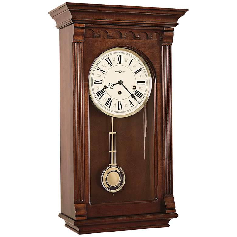 Image 1 Howard Miller Alcott Windsor Cherry 23 3/4 inch High Wall Clock