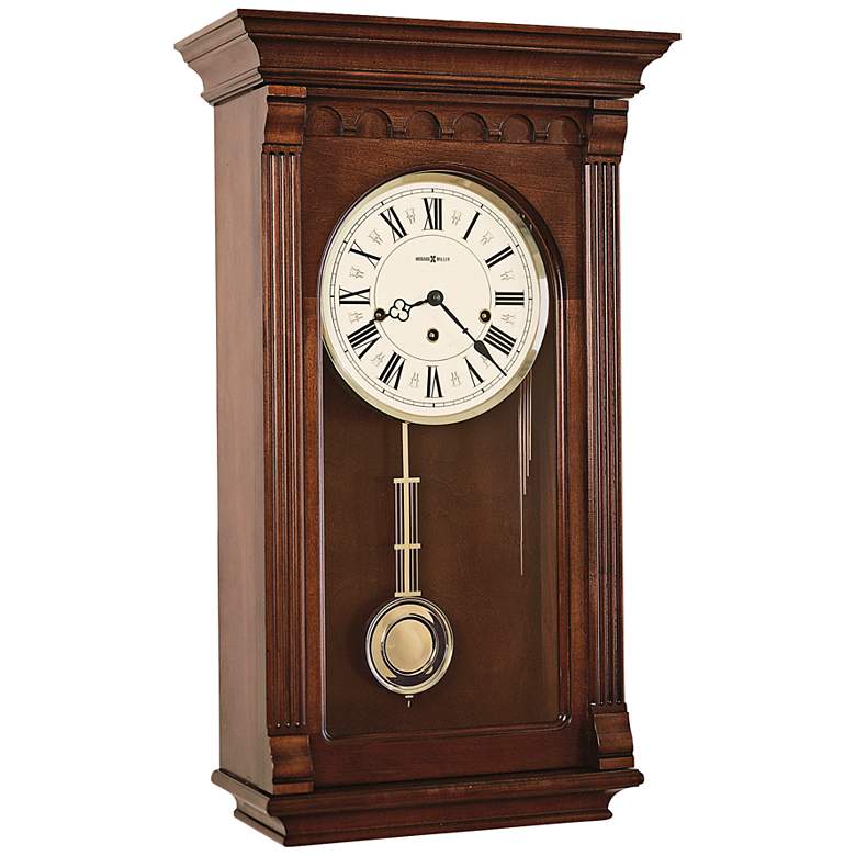 Image 1 Howard Miller Alcott Windsor Cherry 23 3/4" High Wall Clock