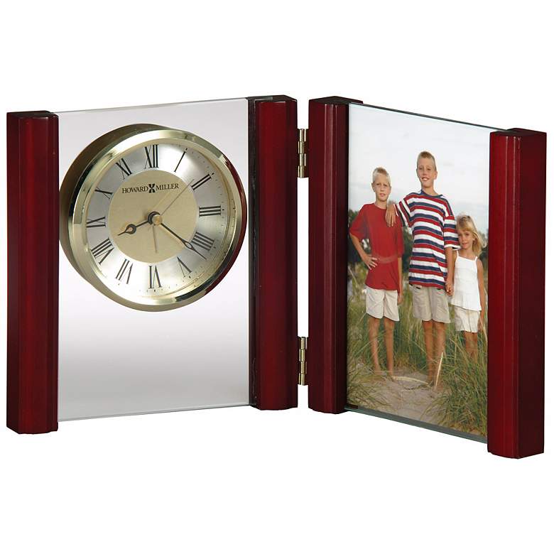 Image 1 Howard Miller Alex 6" High Photo Frame Alarm Clock