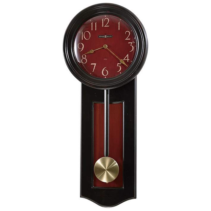 Howard Miller Alexi 27 1/2 High Pendulum Wall Clock - #M8921