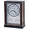 Howard Miller Aston 11"H Indoor Thermometer Ebony Clock
