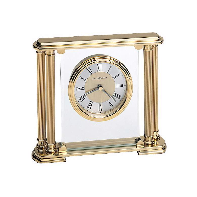 Image 1 Howard Miller Athens 7 3/4 inch WideTabletop Clock