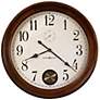 Howard Miller Auburn 32 1/2" Wide Cherry Wood Wall Clock