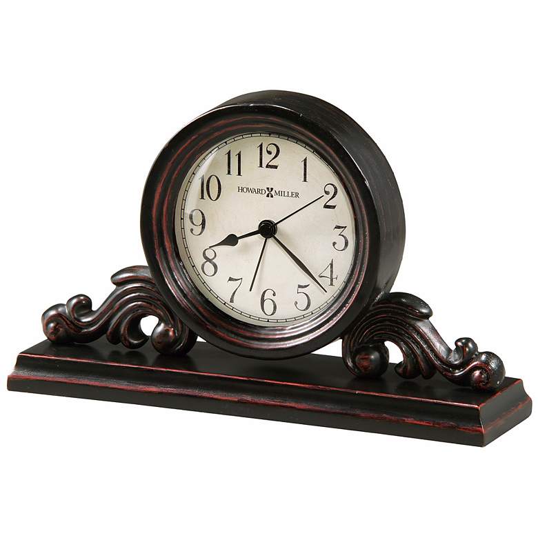 Image 1 Howard Miller Bishop 9" Wide Mantel Alarm Clock