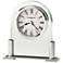 Howard Miller Brinell 5" High Glass Alarm Clock