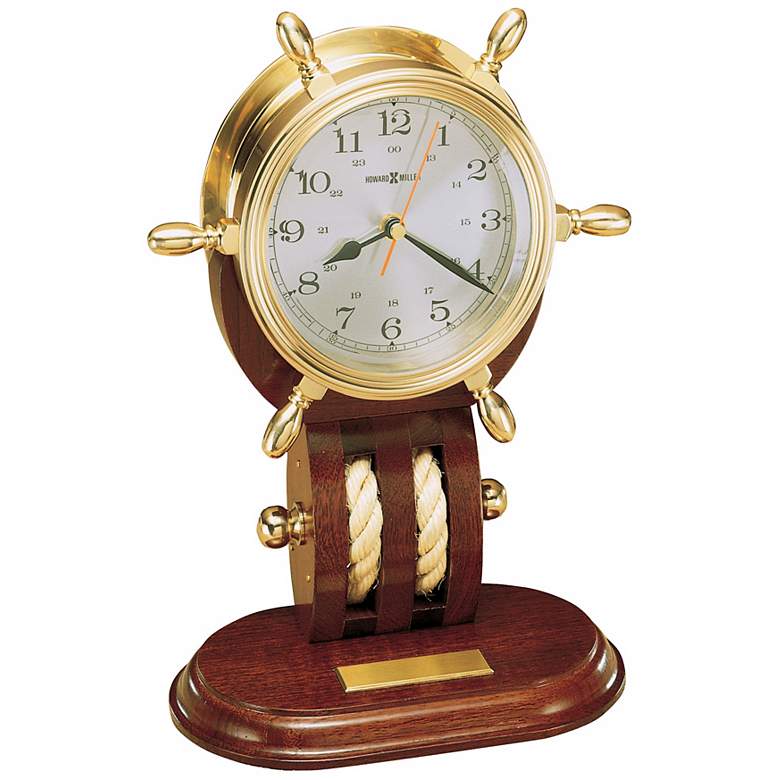 Image 1 Howard Miller Brittania 12 1/2 inch High Tabletop Clock