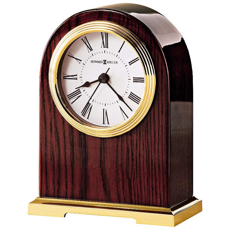 Image 1 Howard Miller Carter 6 1/2" High Desk Clock
