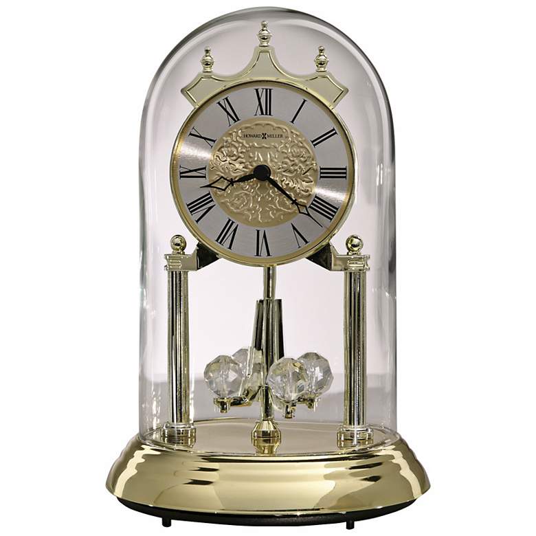 Image 1 Howard Miller Christine 9" High Pendulum Anniversary Clock