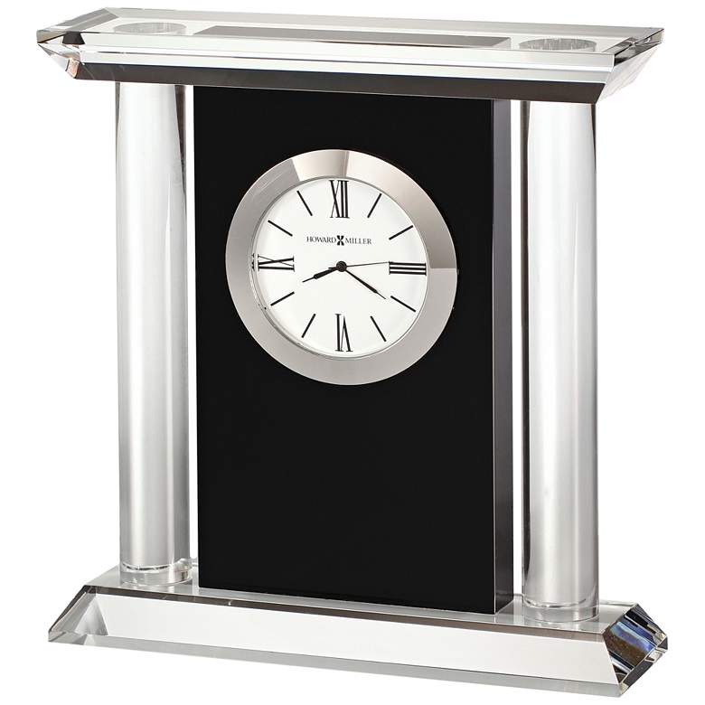 Image 1 Howard Miller Colonnade 6 3/4 inch High Optical Crystal Clock