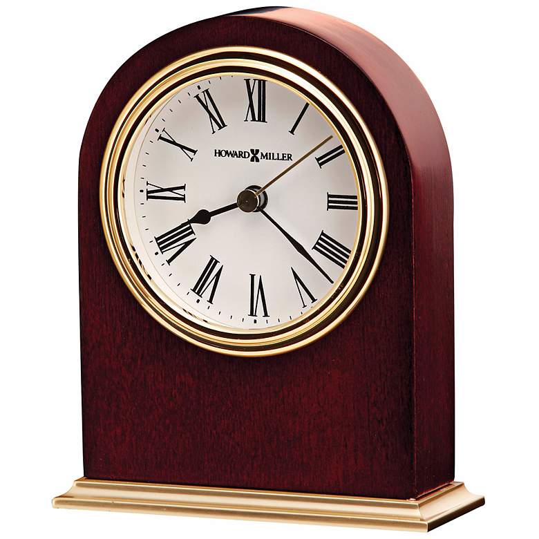 Image 1 Howard Miller Craven 4 3/4 inch High Tabletop Clock