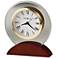 Howard Miller Dana 6"H Beveled Glass Table Alarm Clock