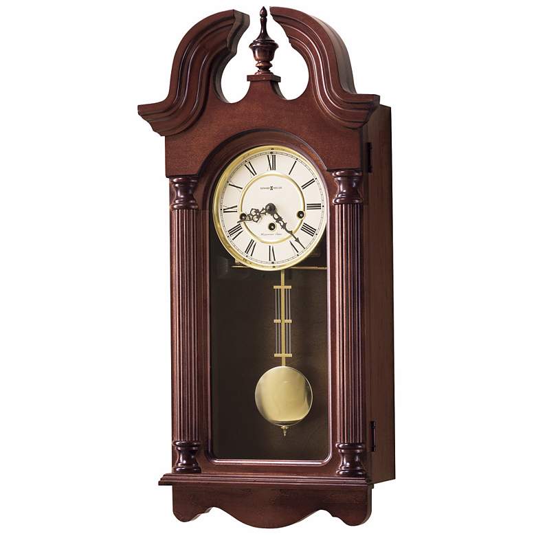 Image 1 Howard Miller David 26 3/4 inch High Chiming Wall Clock