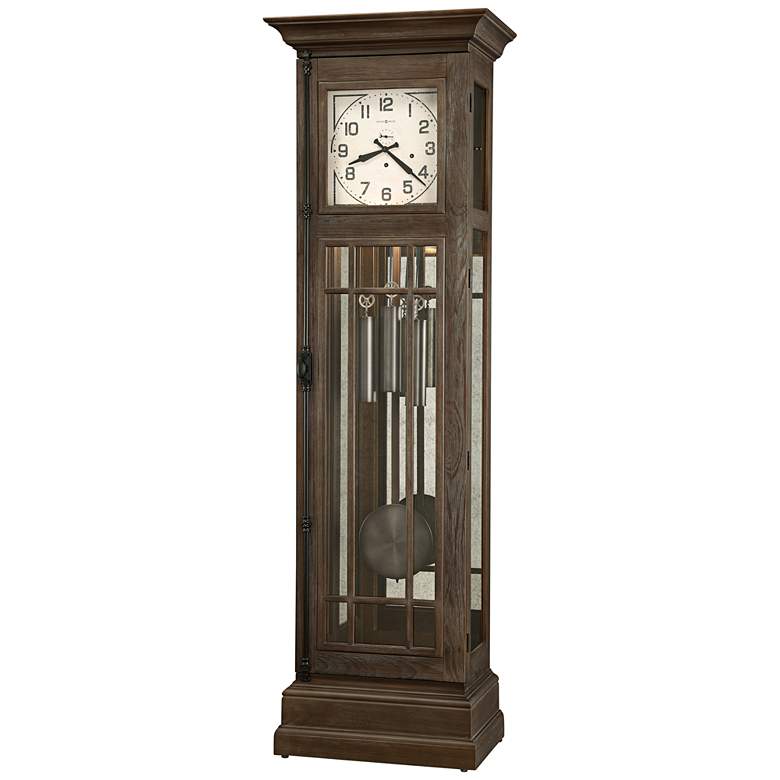 Image 1 Howard Miller Davidson Aged Auburn 81" High Floor Clock