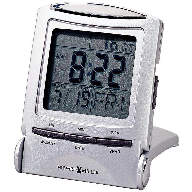 Image 1 Howard Miller Distant Time 3 inch High Traveler Alarm Clock