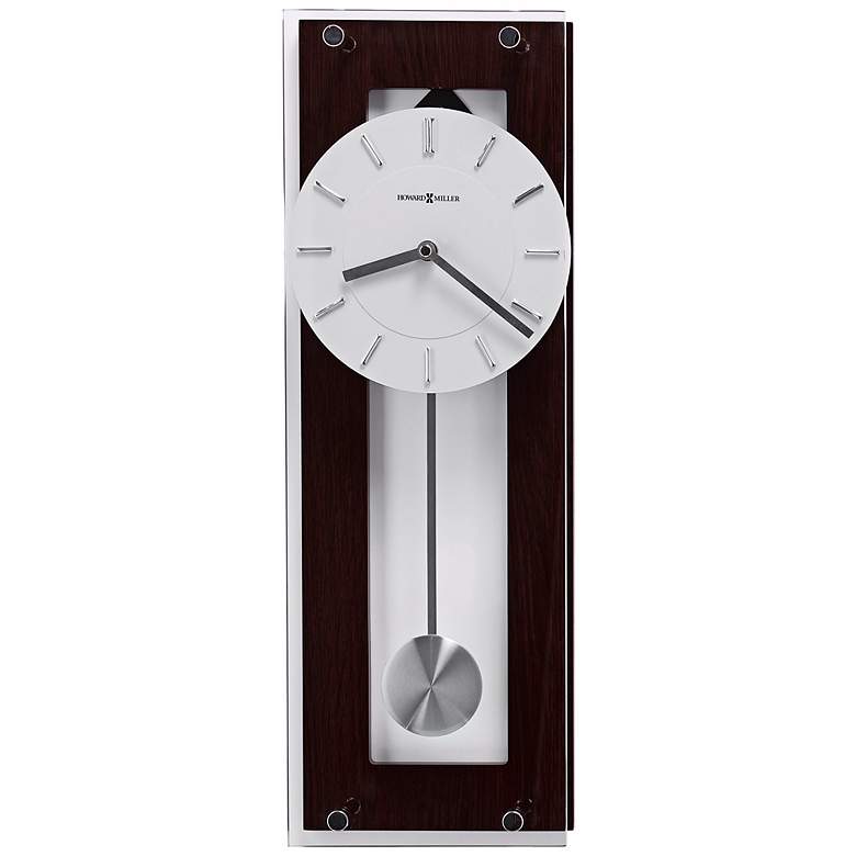 Image 1 Howard Miller Emmett 19 inch High Wenge Wall Clock