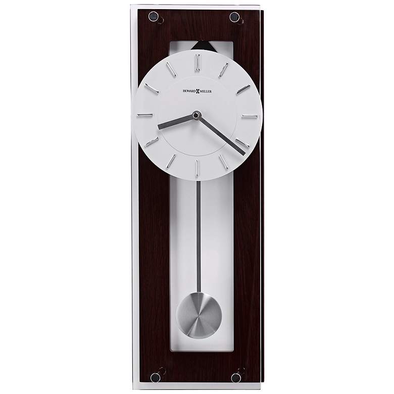 Image 1 Howard Miller Emmett 19" High Wenge Wall Clock