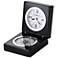 Howard Miller Endeavor 4 1/2" High Black Compass Clock