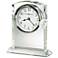 Howard Miller Flaire 6 1/4"H Optical Glass Table Clock