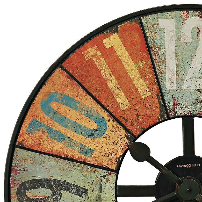 Image 2 Howard Miller Grange Hall 27 1/2" Round Wall Clock more views