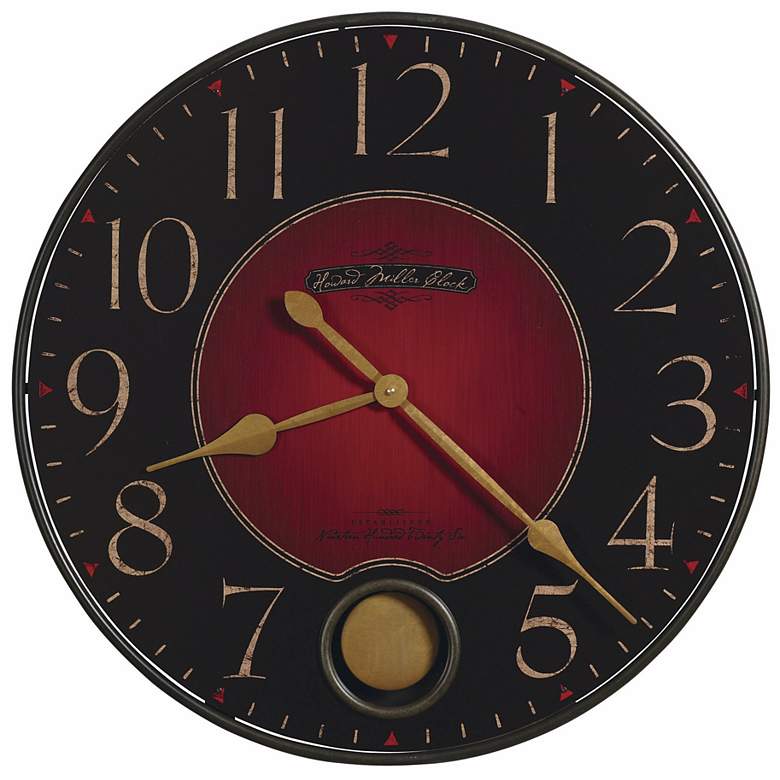 Image 1 Howard Miller Harmon 26 1/4 inch Wide Wall Clock