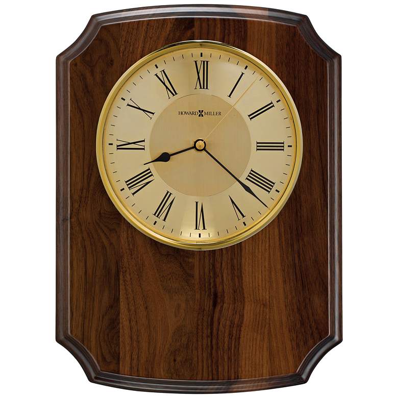 Image 1 Howard Miller Honor Time Herald 13 1/2 inchH Piano Wall Clock